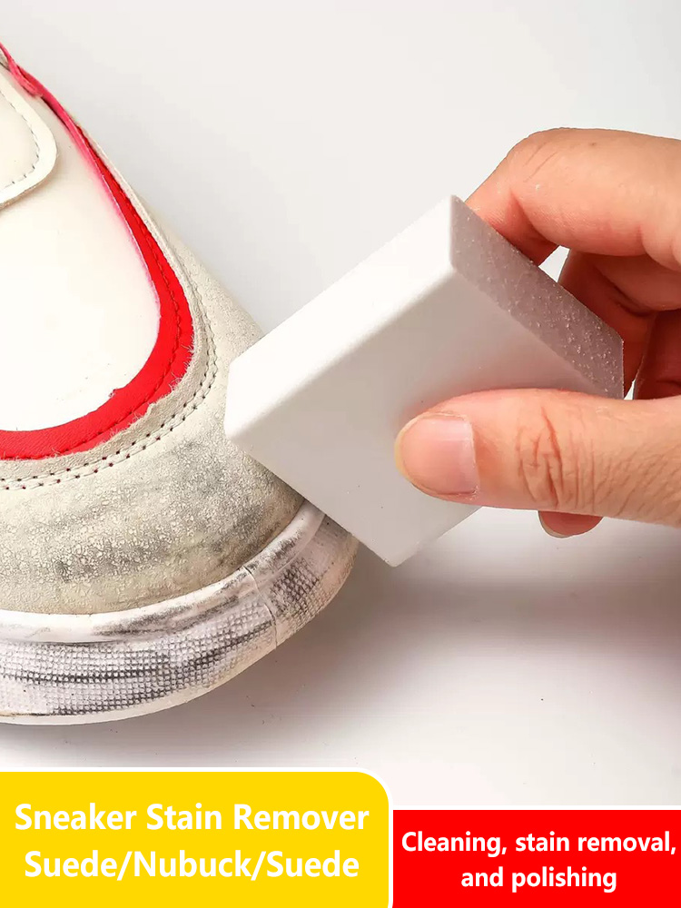 Sneaker Care For Suede - ยางลบทำความสะอาดรองเท้าหนังกลับและรองเท้าผ้าใบ น้ำยาดูแลรองเท้าหนังด้าน น้ำยาฟื้นฟูสีหนังกำมะหยี่และขจัดคราบ