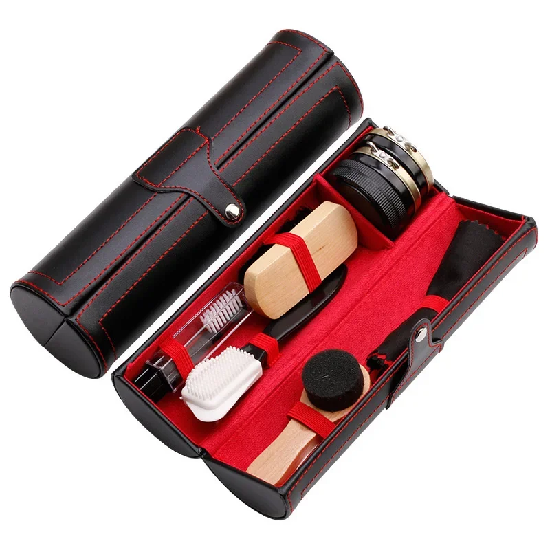 Sneaker Care Accessories - ชุดดูแลรองเท้ามืออาชีพ แปรงขัดรองเท้าหนังขัดเงาอย่างรวดเร็ว ชุดทำความสะอาด ให้เครื่องมือสะอาดเงางามสำหรับรองเท้าบู๊ทรองเท้าผ้าใบ