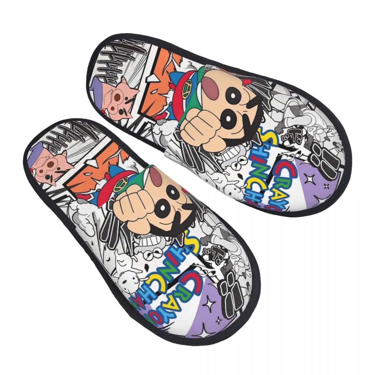 Insole Memory Foam - รองเท้าแตะบ้านโฟมหน่วยความจำนุ่ม C-Crayones แบบกำหนดเองผู้หญิงร้อนการ์ตูนสบายรองเท้าแตะพื้นรองเท้ากันลื่น
