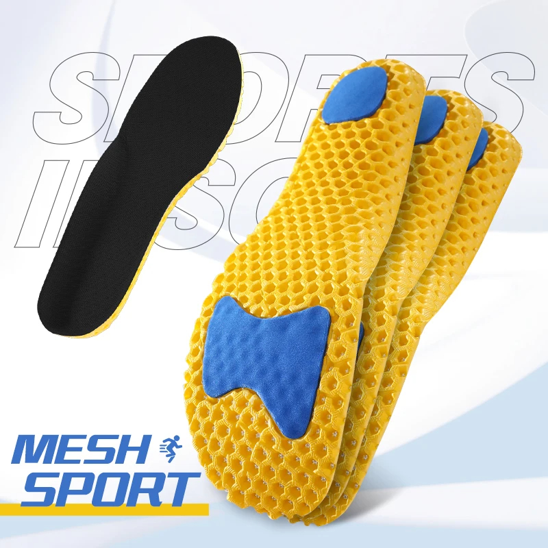 Insole Memory Foam - 3 คู่กีฬาเมมโมรี่โฟมรองเท้าด้านในระบายอากาศระงับกลิ่นกายวิ่งรองรับปลั๊กอินการดูแลเท้าพื้นรองเท้าผู้ชายผู้หญิงออร์โทพีดิกส์พื้นรองเท้า