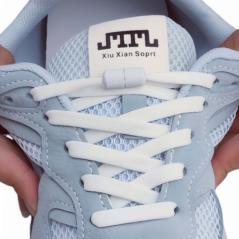 Sneaker Care Accessories - เชือกรองเท้าแบบไม่ต้องผูก รุ่นแคปซูลหลากสี ขนาด 8 มม. เชือกรองเท้าแบนแบบยืดหยุ่น