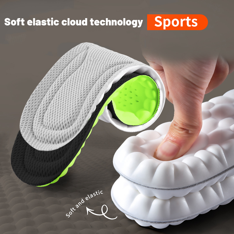 Insole Memory Foam - แผ่นรองรองเท้าเมมโมรี่โฟม 1 คู่ สำหรับรองเท้าผู้ชาย ผู้หญิง นาโน