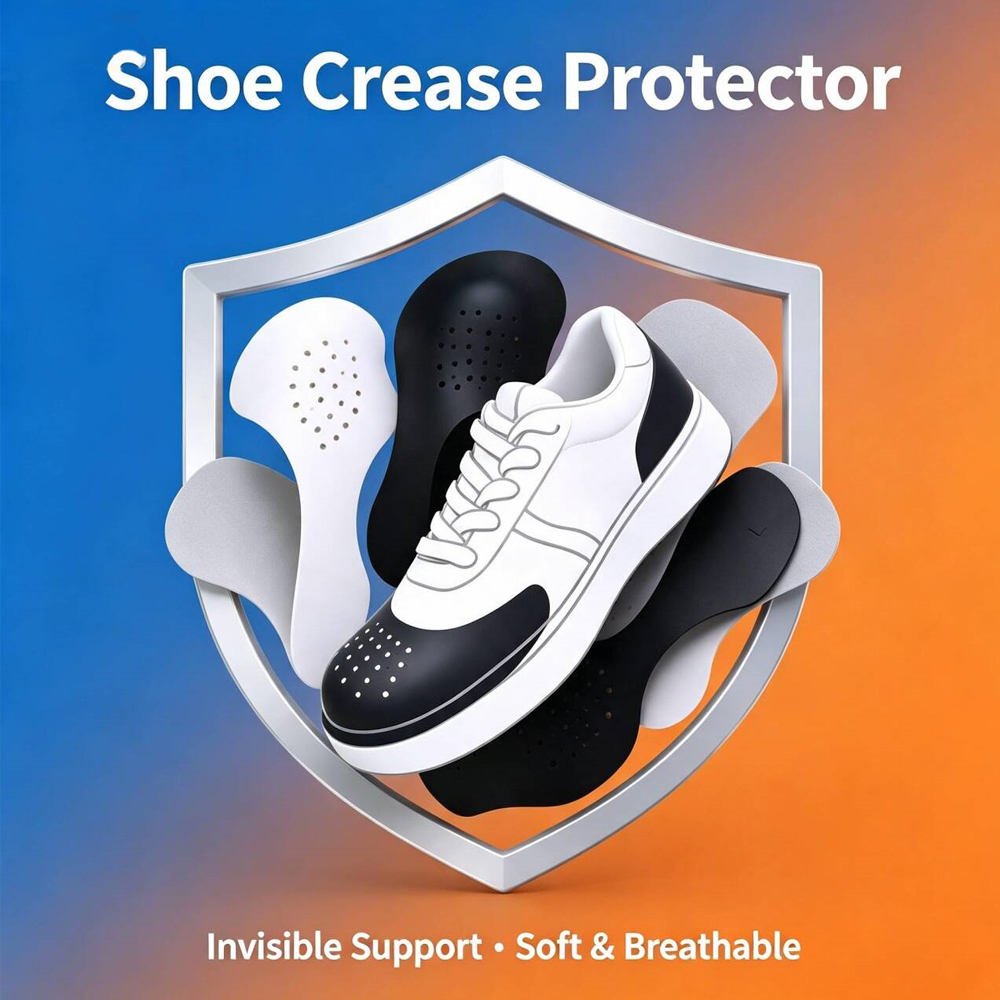 Sneaker Shoe Care Kit - แผ่นป้องกันรอยยับสำหรับรองเท้าผ้าใบ 5 คู่ อุปกรณ์ป้องกันรอยยับสำหรับรองเท้า ที่รองหัวรองเท้า ที่ดันทรงรองเท้าบาสเกตบอล