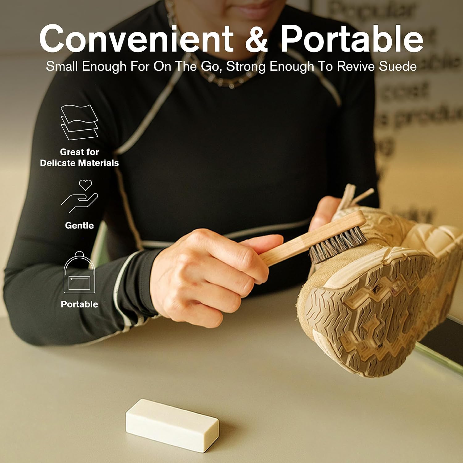 ชุดทำความสะอาดรองเท้าหนังกลับพ - Sneaker Shoe Care Kit บทวิจารณ์และราคา