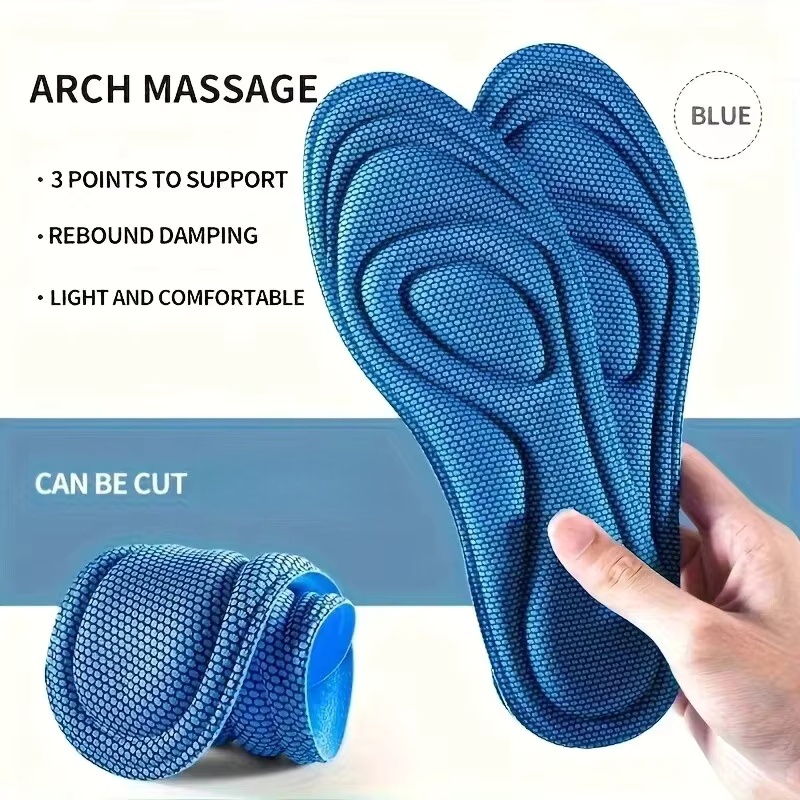 4 ชิ้น แผ่นรองรองเท้ากีฬา เมมโ - Insole Memory Foam บทวิจารณ์และราคา