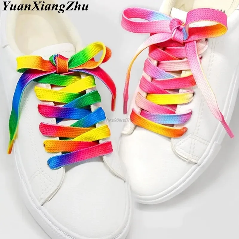 เชือกรองเท้าสีรุ้งไล่เฉดสี 1 ค - Sneaker Care Accessories บทวิจารณ์และราคา