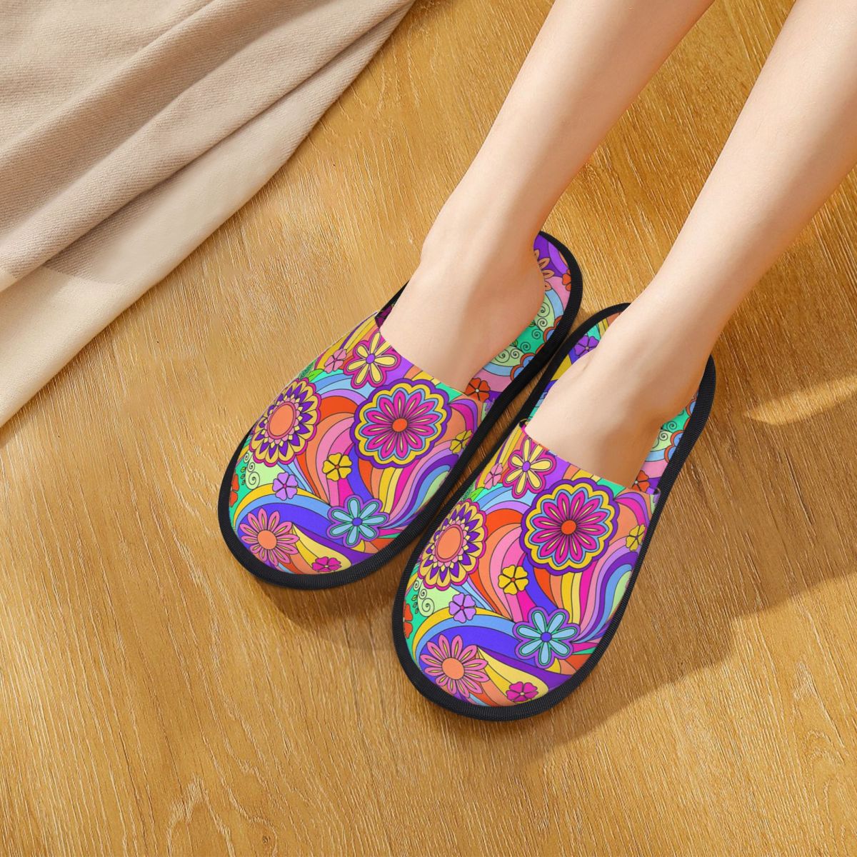 รองเท้าแตะลายดอกไม้สไตล์กรูวี่ - Insole Memory Foam บทวิจารณ์และราคา