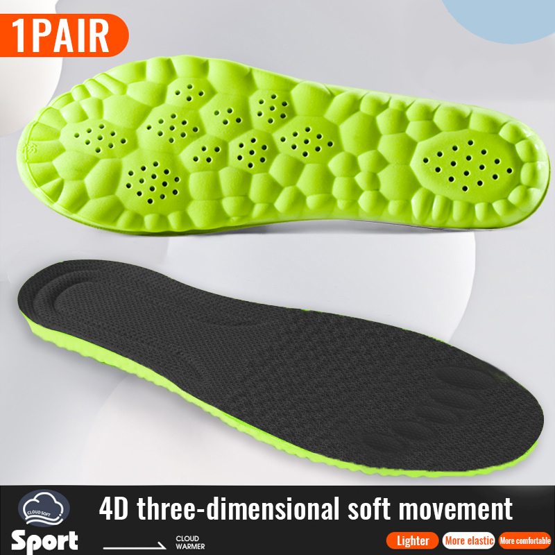 แผ่นรองรองเท้าเมมโมรี่โฟม 1 คู - Insole Memory Foam บทวิจารณ์และราคา