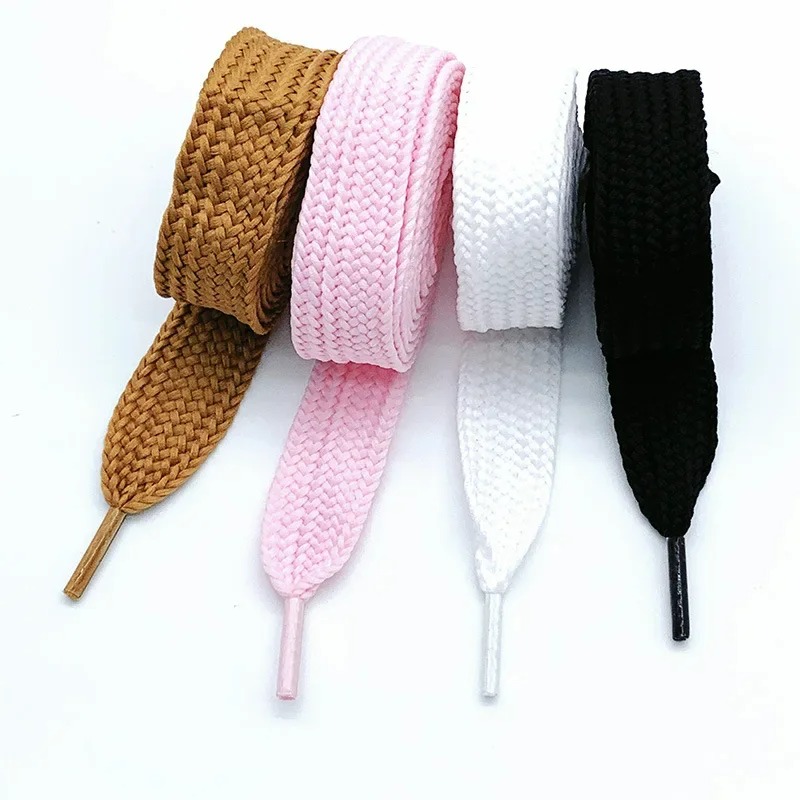 1 คู่ 2 ซม.แฟชั่นใหม่เชือกฝ้าย - Sneaker Care Accessories บทวิจารณ์และราคา