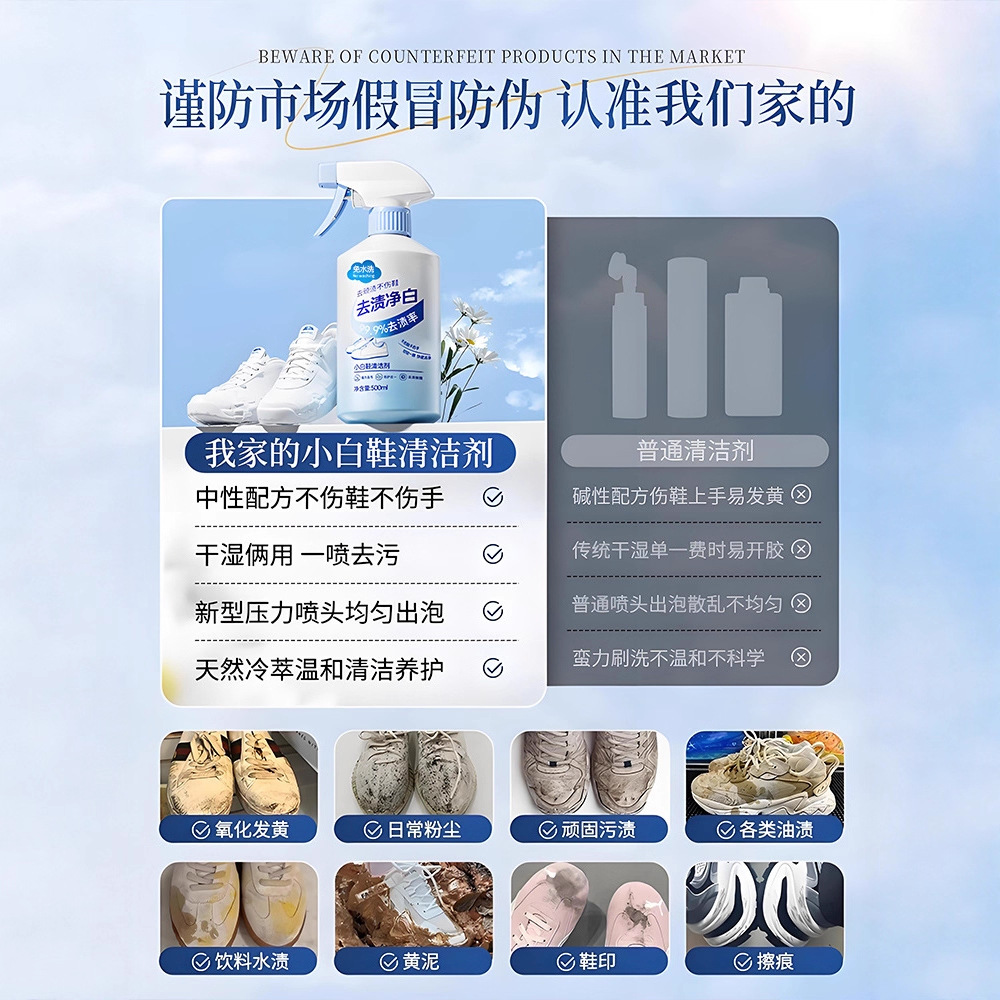 น้ำยาทำความสะอาดรองเท้าสีขาว 5 - Sneaker Care For Suede บทวิจารณ์และราคา